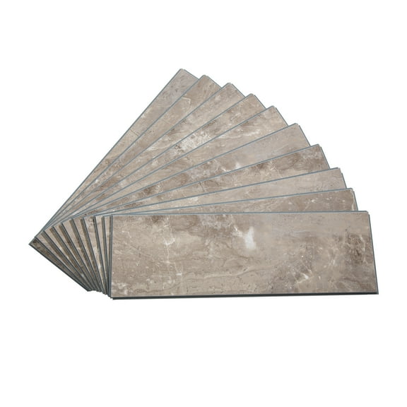Palisade 22.8in x 7.31in Vinyl Wall Tile in Venetian Marble
