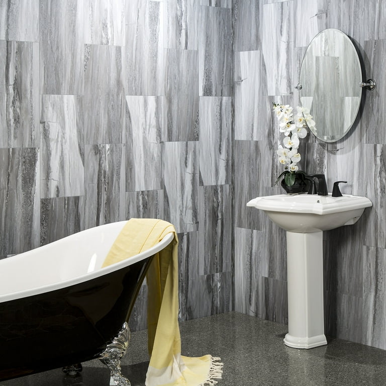 Vinyl wall tiles for hot sale bathroom