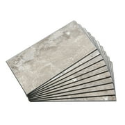 Palisade 23.2 in. x 11.1 in. Interlocking Vinyl Wall/Backsplash Panels in Venetian Marble (10 Pack)