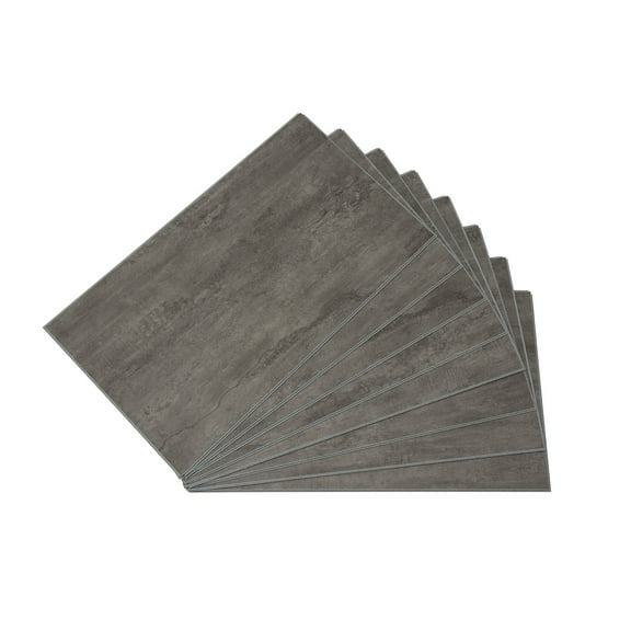 Palisade 25.6in x 14.8in Vinyl Wall Tile in Ashen Slate