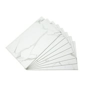 Palisade 25.6in x 14.8in Vinyl Wall Tile in Carrara Marble