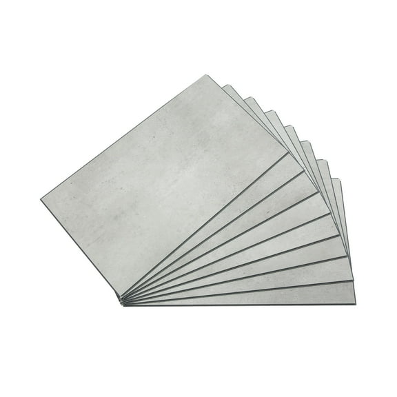 Palisade 25.6in x 14.8in Vinyl Wall Tile in Frost Nickel