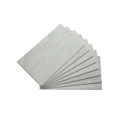 Palisade 25.6in x 14.8in Vinyl Wall Tile in Polar Frost