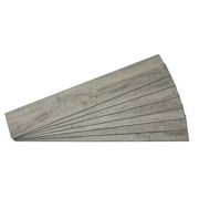 Palisade 46.7in x 7.2in Vinyl Wall Plank in Gray Oak