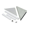 thumbnail image 1 of Palisade Vinyl Waterproof Corner Shower Bench in Rain Cloud, 1 of 7