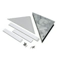 thumbnail image 1 of Palisade Vinyl Waterproof Corner Shower Bench in Silver Lake, 1 of 7