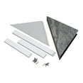 thumbnail image 1 of Palisade Vinyl Waterproof Corner Shower Bench in Spanish Marble, 1 of 7