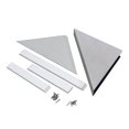 thumbnail image 1 of Palisade Vinyl Waterproof Corner Shower Bench in Wintry Mix, 1 of 7
