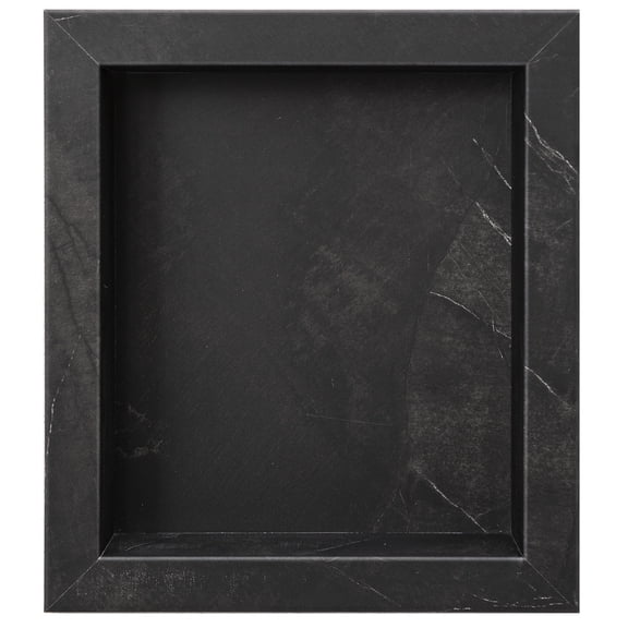 Palisade 17.5 in. x 15.5 in. Vinyl Waterproof Shower Niche Insert in Black Ice
