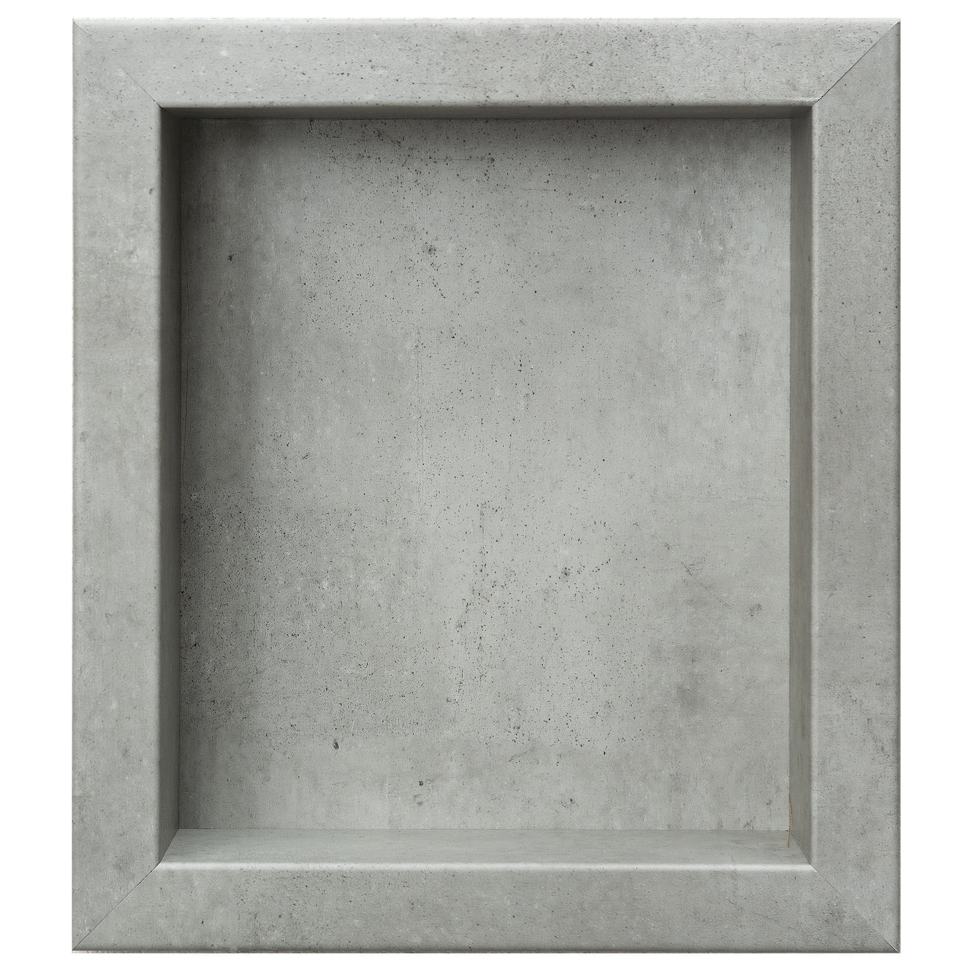 Palisade Frost Nickel Vinyl Waterproof Shower Niche Insert