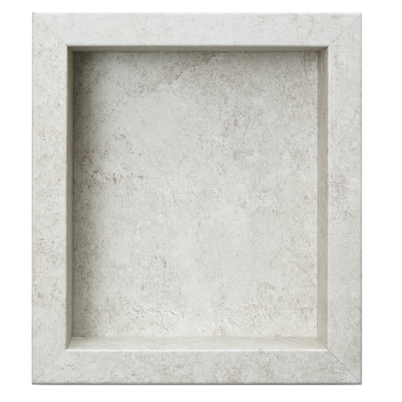 Palisade 17.5 in. x 15.5 in. Vinyl Waterproof Shower Niche Insert in Rain Cloud