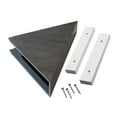 thumbnail image 1 of Palisade Vinyl Waterproof Corner Shower Shelf in Ashen Slate, 1 of 7