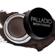 Palladio Brow Pomade Waterproof, 24 Hour Wear, Smudge Proof and Sweat Resistant Formula, Super Creamy Formula Glides on And Helps to Fill in Brows for a Dramatic, Defined, Flawless Look Dark Brown