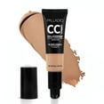 thumbnail image 1 of Palladio Full-Coverage Color Correction CC Cream, Oil-Free with Peptides & Vitamin C, Best for Correcting Redness and Uneven Skin Tone, Buildable Foundation Coverage (Tan 41N, Neutral Undertone), 1 of 9