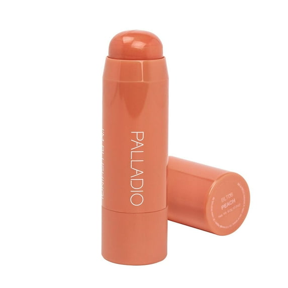 Palladio Cream Blush, I'm Blushing 2-in-1 Cheek and Lip Tint, Blends Perfectly onto Skin, Peach