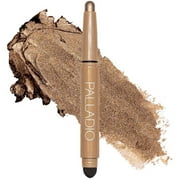 Palladio Waterproof Eyeshadow Stick with Blending Sponge, Long Lasting & Effortless Application, Smudge Free & Crease Proof Formula, Matte & Shimmer Shades, Buildable Eye Shadow, Bronze Shimmer