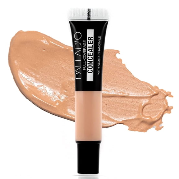 Palladio Full Coverage Concealer, Under Eyes Disguise , Chia Tea, 0.35 Ounce