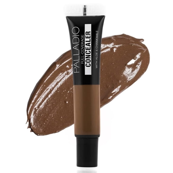 Palladio Full Coverage Concealer, Under Eyes Disguise , Mocha, 0.35 Ounce
