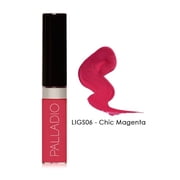 Palladio Herbal Lip Lacquer Chic Magenta 0.15oz