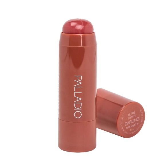 Palladio Cream Blush, I'm Blushing 2-in-1 Cheek and Lip Tint, Shimmery, Blends Perfectly onto Skin, Darling