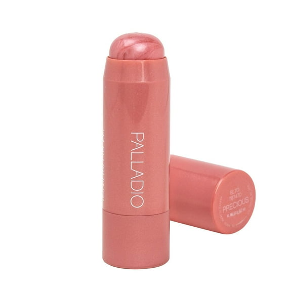 Palladio Cream Blush, I'm Blushing 2-in-1 Cheek and Lip Tint, Shimmery, Blends Perfectly onto Skin, Precious