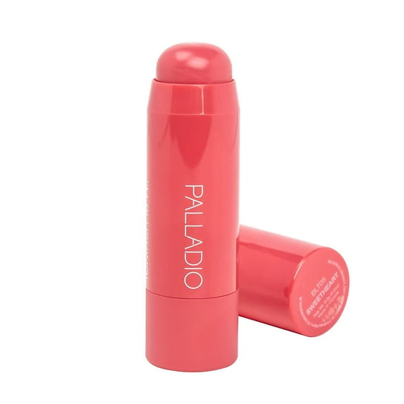 Palladio Cream Blush, I'm Blushing 2-in-1 Cheek and Lip Tint, Shimmery, Blends Perfectly to Skin, Sweetheart