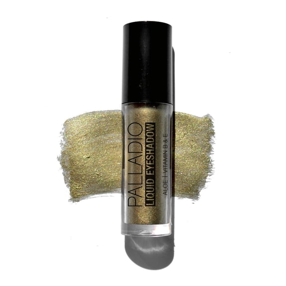 Palladio Liquid Eyeshadow, creamy shimmery formula that instantly adheres to the eyelid with flexible applicator (Jade)