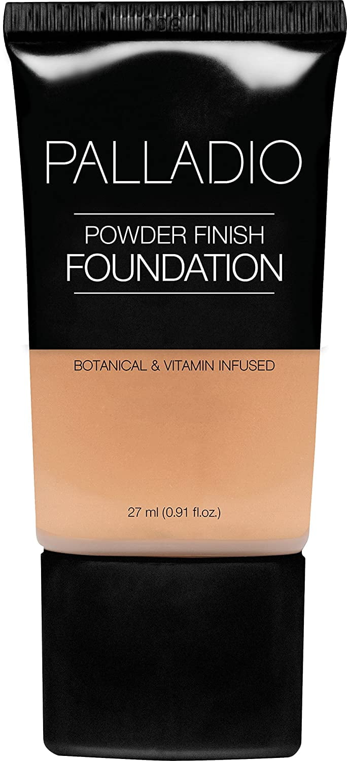 "Palladio Powder Finish Liquid Foundation, Natural Matte Appearance, Reduces Fine Lines, Covers