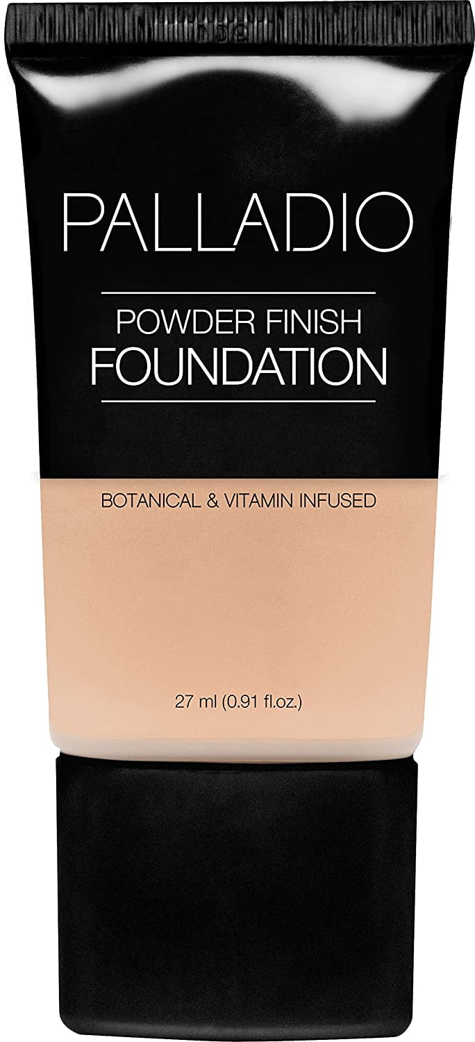 "Palladio Powder Finish Liquid Foundation, Natural Matte Appearance, Reduces Fine Lines, Covers