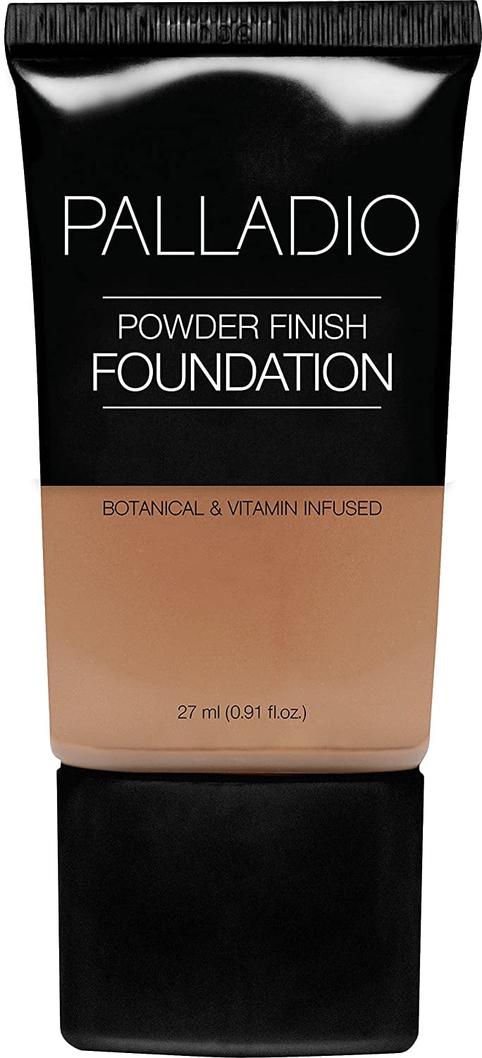 "Palladio Powder Finish Liquid Foundation, Natural Matte Appearance, Reduces Fine Lines, Covers
