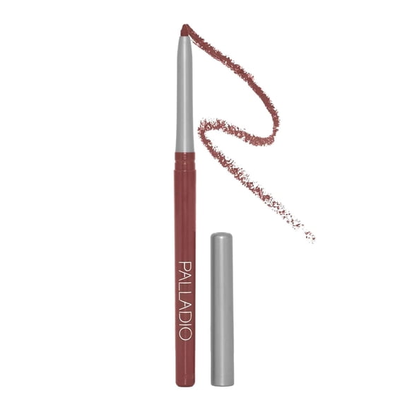 Palladio Retractable Waterproof Lip Liner High Pigmented and Creamy Color with Long Lasting All Day Wear , Naked, 1 Count