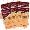 thumbnail image 1 of "Palladio Rice Paper Facial Tissues for Oily Skin, Face Blotting Sheets Made from Natural Rice, Oil Absorbing Paper with Rice Powder, 2 Sided, Instant Results, Warm Beige, 40 Count, Pack of 6", 1 of 7