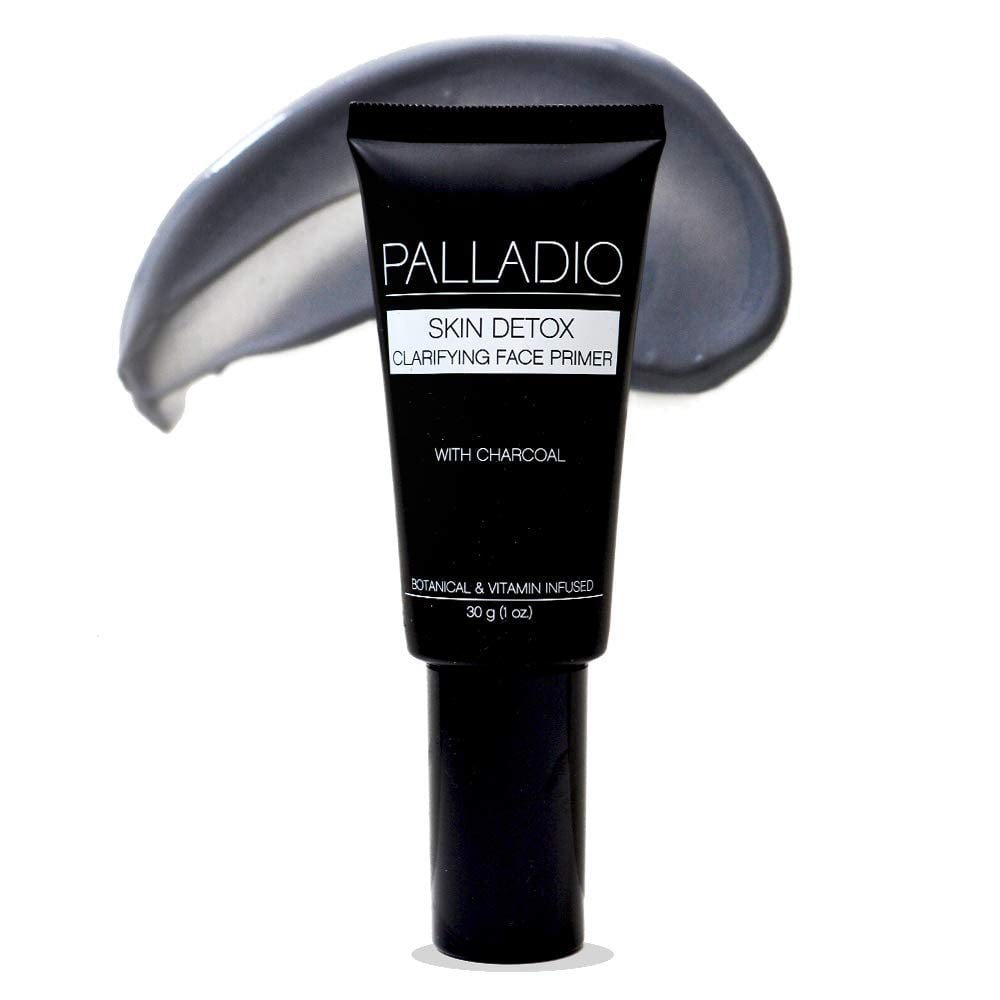 "Palladio Skin Detox Clarifying Face Primer with Charcoal, creates a