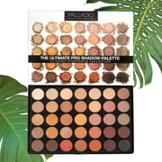 "Palladio Ultimate Pro Eyeshadow Palettes, Professional and Personal Use, 35 High Pigmented Powder Colors, Matte, Shimmer, Satin Finishes, Long Lasting (FALL 2020)"