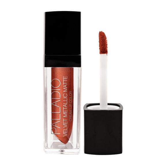 Palladio Velvet Matte Metallic Cream Lip Color - Gilded 0.147oz