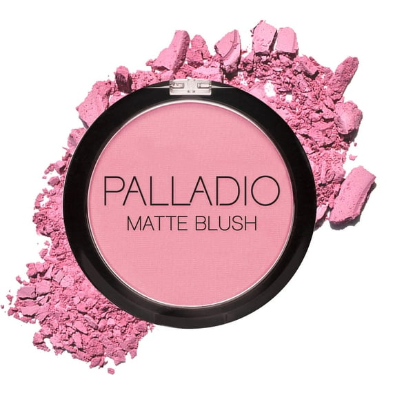 Palladio herbal matte blush 0.21oz , Berry Pink