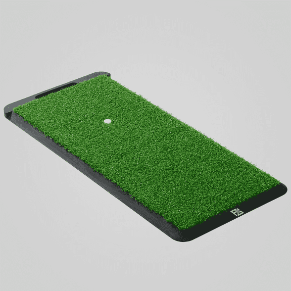 Palladium Golf Mat - 2x1 ft Weighted Golf Hitting Mat, Non-Slip Turf