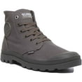 thumbnail image 1 of Palladium Pampa Hi Mono U Men's Monochromatic Mid Top Boots In Olive Size 12, 1 of 6