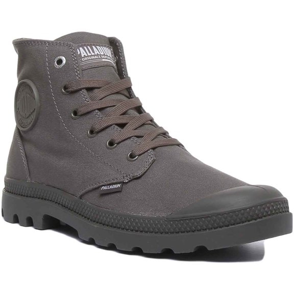Palladium Pampa Hi Mono U Men's Monochromatic Mid Top Boots In Olive Size 12