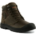 thumbnail image 1 of Palladium Pampa Shield Unisex Waterproof Leather Lace Up Boot In Khaki Size 13, 1 of 6