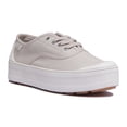 thumbnail image 1 of Palladium Sub Low Women's Lace Up Canvas Platform Sneakers In Grey Size 7.5, 1 of 6