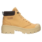 Palladium Womens Pallabase Lo Cuff Round Toe Lace Up Ankle Boots