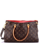 Pallas Tote Monogram Canvas with Leather By Rebag