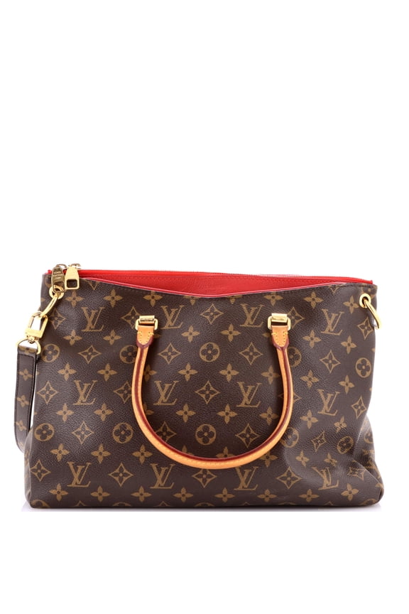 Pallas Tote Monogram Canvas with Leather By Rebag