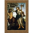 thumbnail image 1 of Pallas and Centaur 24x18 Gold Ornate Wood Framed Canvas Art by Sandro Botticelli, 1 of 2