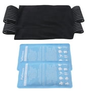 Pallesen 2 Packs Ice Pack with 2 Wrap,Cold Therapy for Injuries - Adjustable & Flexible for Knees, Back, Shoulders, Arms, Leg Reusable