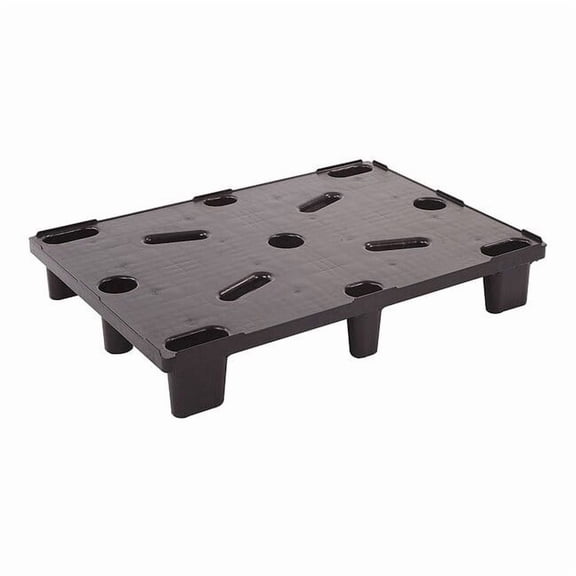 High Density Polyethylene Pallet, 41 3/4 in L, 29 3/4 in W, 6 3/8 in H, 2,800 lb Dynamic