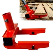 Pallet Buster Tool, Deck Board Remover for Demolition, Wrecker Pry Bar with Nail Remover NO Handle, Articulating Pivoting Head Deck Wrecking bar, Orange PBT-AP01