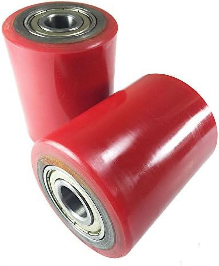 Pallet Jack Load Wheels With Bearings 2.75"D X 3.75"W A Pair