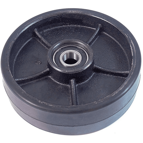 Pallet Jack Steer PU Wheel- 7" Diameter x 2" Wide 20 mm ID - Default Title